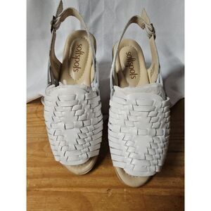 softspots womens Sunrise‎ Loafer Flat, braided White, 7 M US size